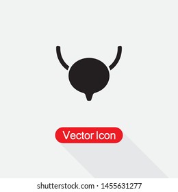 Human Bladder Icon, Organ Sign Vector Illustration Eps10