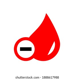 Human Blood logo template vector icon illustration design simple design ,perfect for all project.