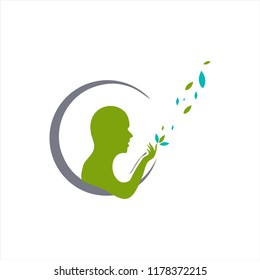 Human blowing vector design