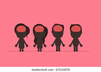 Human body anatomy vector illustration