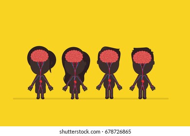 Human body anatomy vector illustration
