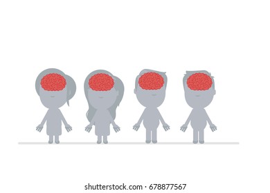 Human body anatomy vector illustration