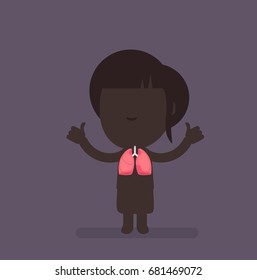 Human body anatomy vector illustration
