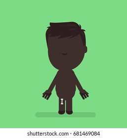 Human body anatomy vector illustration