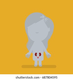 Human body anatomy vector illustration
