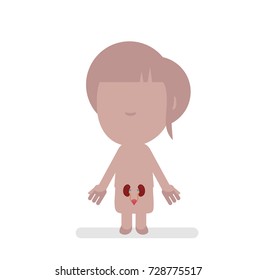 Human body anatomy vector illustration