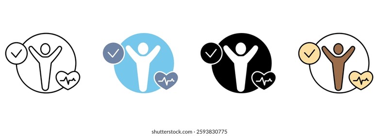 Human Body concept line icon. Simple element illustration.