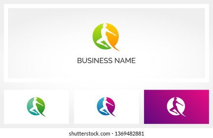 Human Body Dance Fit Logo