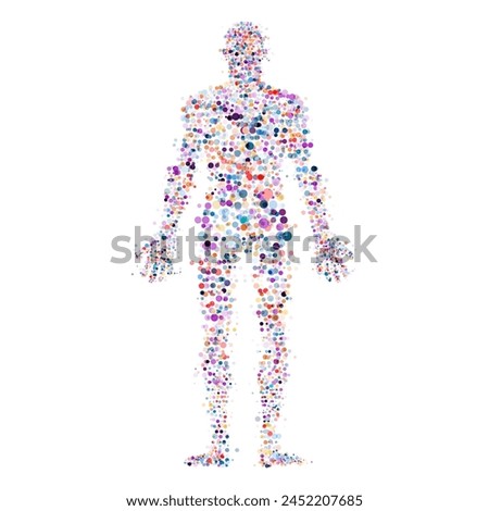 Human body, Dna test infographic