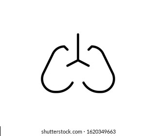 Human body flat icon. Single high quality outline symbol for web design or mobile app.  Human body thin line signs for design logo, visit card, etc. Outline pictogram EPS10