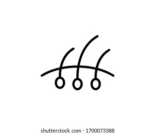 Human body flat icon. Single high quality outline symbol for web design or mobile app.  Human body thin line signs for design logo, visit card, etc. Outline pictogram EPS10