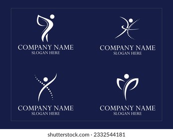 Human Body Health Logo Design Template Simple Design