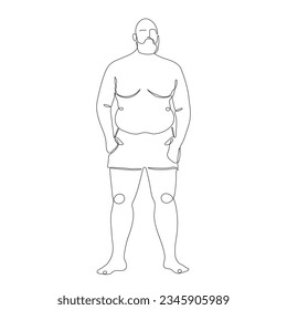 fondo del contorno del cuerpo humano. Ilustración del contorno vectorial del cuerpo masculino. boceto de cuerpo humano dibujado a mano. Cuerpo humano masculino. los hombres hacen sketch de arte. boceto masculino.