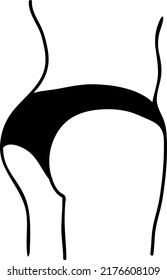 human body parts icon vector design on white background..eps

