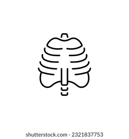 human body parts icon in white background