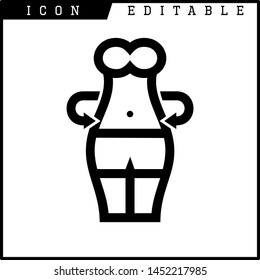 human body parts icons isolated sign symbol vector illustration - vector 