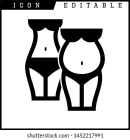 human body parts icons isolated sign symbol vector illustration - vector 
