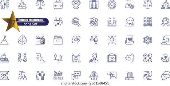 Human Body Parts Vector Icons Set. Anatomy