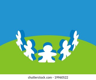 human body shape figure in vector file, very easy to edit, applicable to several concepts