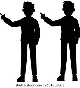 Human body shiloutee with white background 