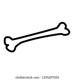 human bone isolated icon