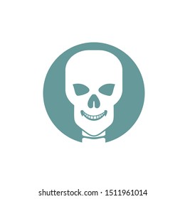 Human bone orthopedic Logo Concept Vector. Bone image of human joints. Anatomy skeleton flat design Template illustration. Icon Symbol
