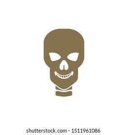 Human bone orthopedic Logo Concept Vector. Bone image of human joints. Anatomy skeleton flat design Template illustration. Icon Symbol
