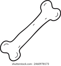 Diseño de colección de dibujos animados de huesos humanos.