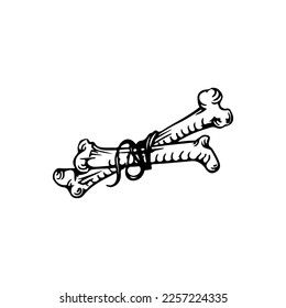 human bones concept vector illustration