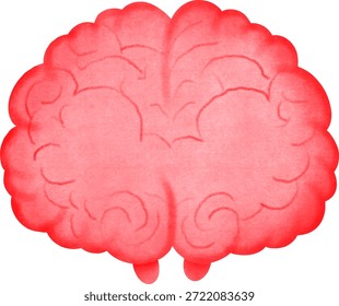 Ilustração de vetor de anatomia cerebral humana