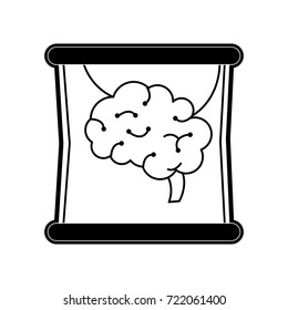 human brain artificial intelligence related icon image