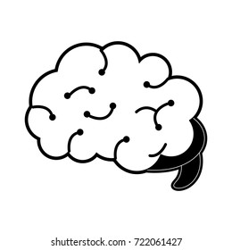 human brain artificial intelligence related icon image