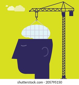 Examen del cerebro humano 