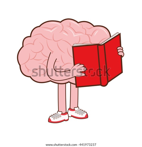 Human Brain Book Icon Stock Vector (Royalty Free) 441973237 | Shutterstock