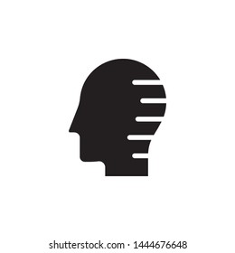 human, brain, change icon. Simple glyph, flat vector of Mind process icons for UI and UX, website or mobile application