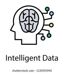 
human brain with circuit print conceptualizing machine learning 
