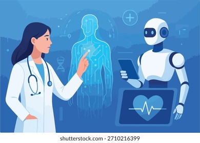 Ein menschliches Gehirn, das mit nanotechnologischen Implantaten und Datenströmen verbunden ist. Ideal für Neurowissenschaften, Transhumanismus und futuristische KI-Konzepte.