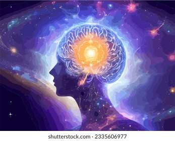 human brain and cosmic energy in manifestation 