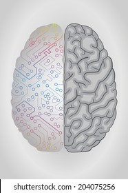 Human brain creative concept 