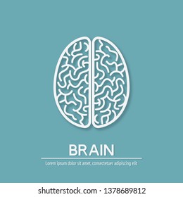 human brain creativity symbol