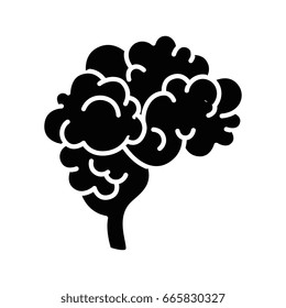 Brain Mind Side View Flat Vector Stock Vector (Royalty Free) 567102445