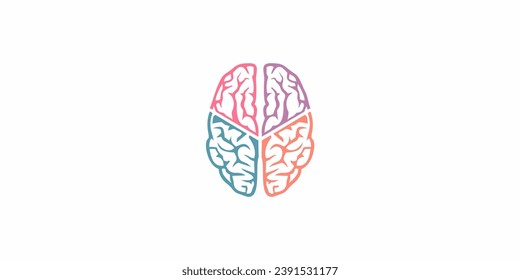 human brain design in four parts