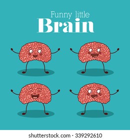 human brain design, vector illustration eps10 graphic 