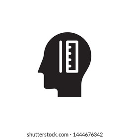 human, brain, education icon. Simple glyph, flat vector of Mind process icons for UI and UX, website or mobile application