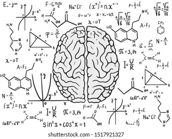 Similar Images, Stock Photos & Vectors of The human brain on the ...