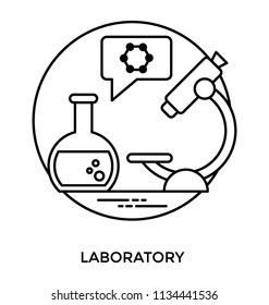 Human brain with gear and science element icon presenting concept of brainstorming 