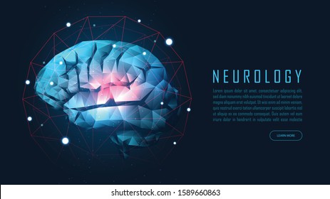 Human brain health care concept, vector illustration 