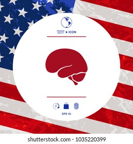 Human brain icon