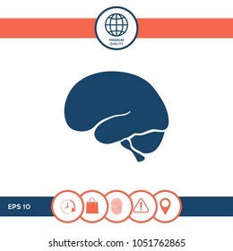 Human brain icon