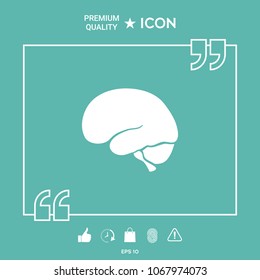 Human brain icon